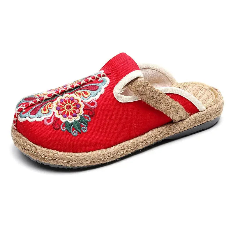 natura3 - Vintage Retro slip-on shoes for women - Ashour Shoes — view 6 of 9