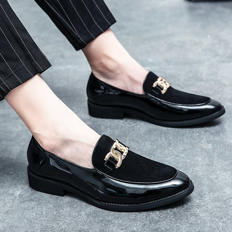 The Roveleto - Italian Fashion style Leather Loafers For Men - Ashour Shoes