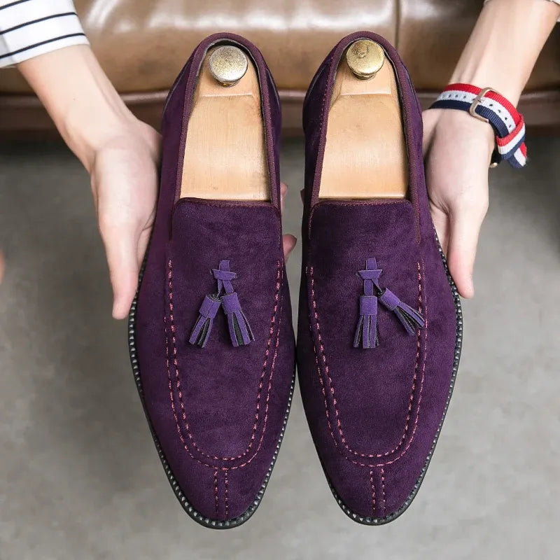 The TT1 - Tassel Leather Loafers For Men - Ashour Shoes