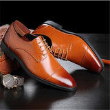 Zinar - Classic Modern Oxford Lace Dress Shoes - Ashour Shoes
