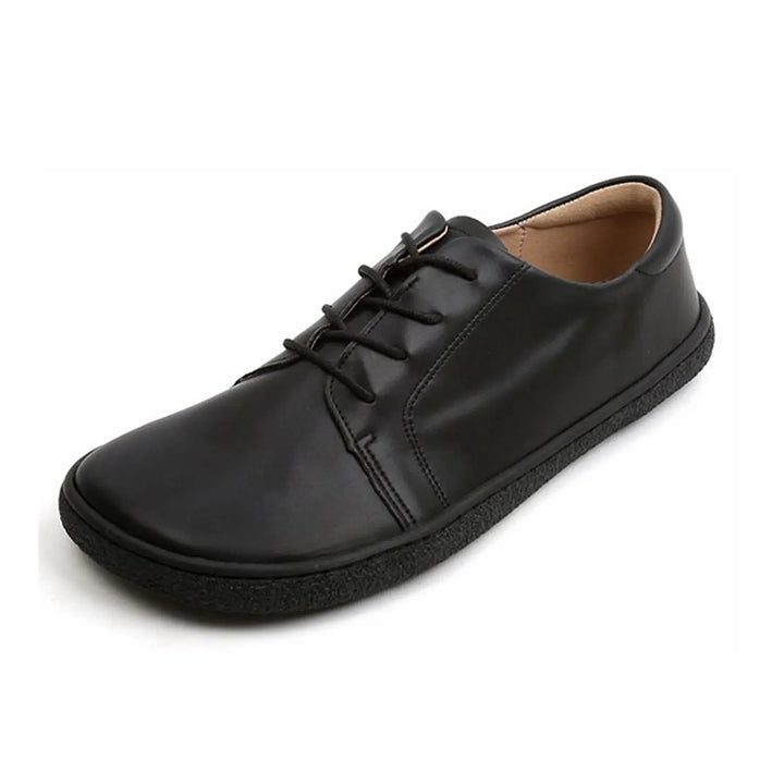 Ampio - Barefoot Microfiber Lace-Up Flats with Wider Toe Box