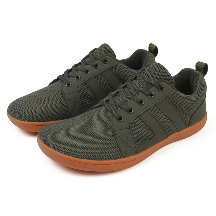 Agile - Men's Olive Green Barefoot Minimalist Zero Drop Sneakers