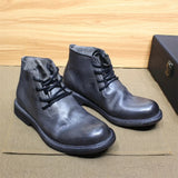 Artigiano - Men's British Style Handmade Calf Leather Chukka Boots - Ashour Shoes