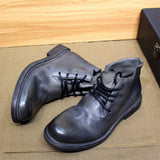 Artigiano - Men's British Style Handmade Calf Leather Chukka Boots - Ashour Shoes