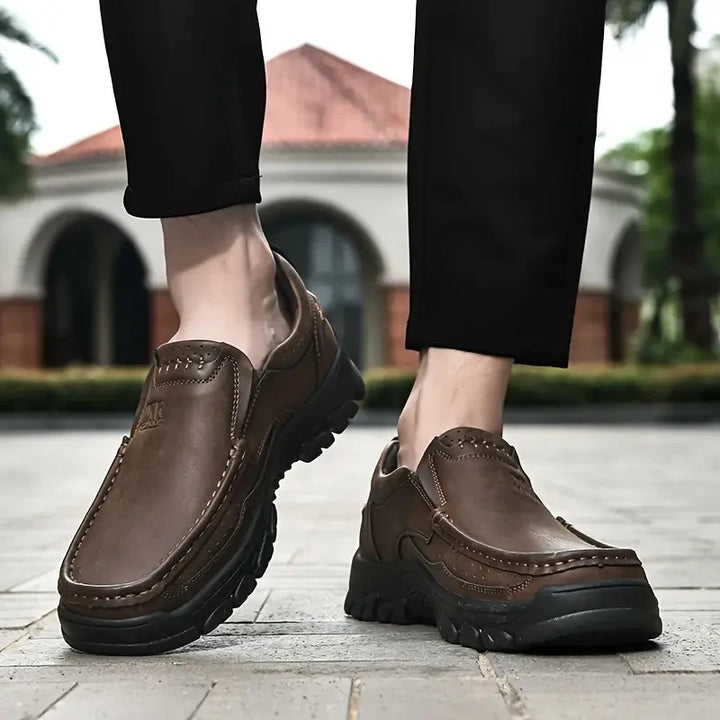 Robusto - Men's Casual Leather Outdoor Walking Loafers