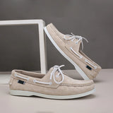 Nautico - Men's Classic Suede Lace-Up Boat Shoes - Ashour Shoes