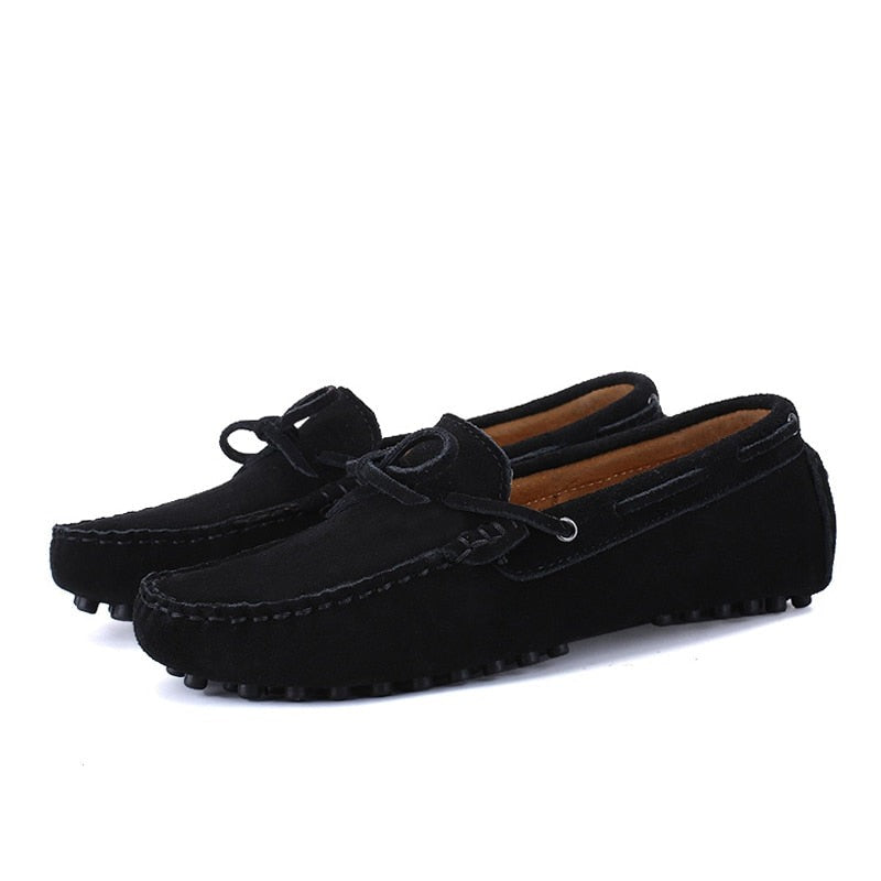 DEKABR2 - Suede Leather Boat Shoes/Loafers For Men - Summer Moccasins - Ashour Shoes