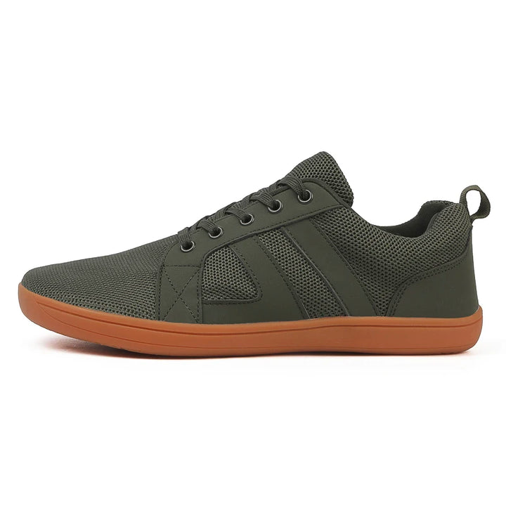 Agile - Men's Olive Green Barefoot Minimalist Zero Drop Sneakers