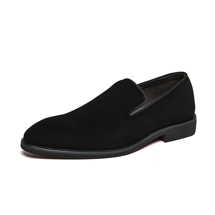 The rossi S2 - Red Bottom Dandelion Men's Leather Loafers - Ashour Shoes