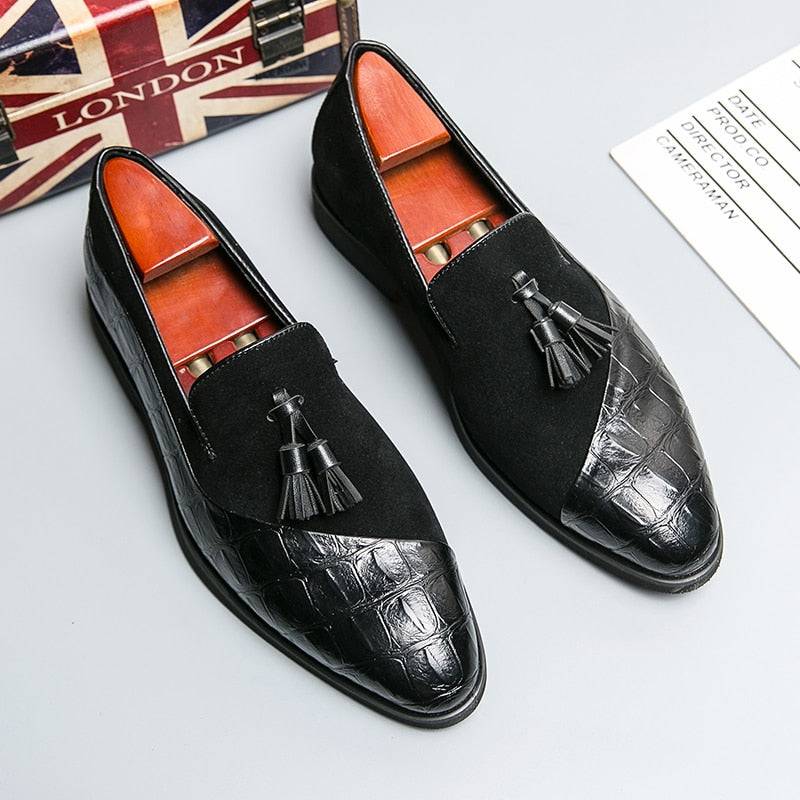 il lussone 3 - Red bottom tassel italian style loafers for men - Ashour Shoes