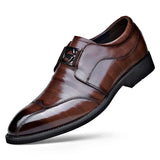 Maestro - Men's Polished Patent Leather Buckle Slip-On Dress Shoes - Ashour Shoes