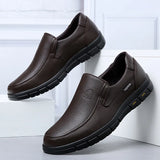 Comodo - Men's Genuine Leather Slip-On Loafers - Ashour Shoes