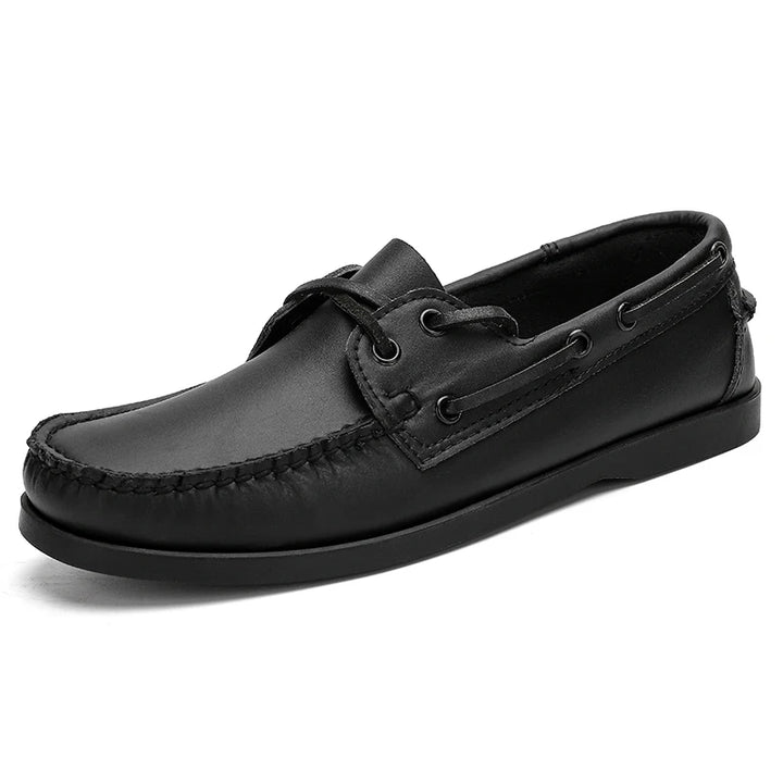 Vela - Men's Multi-Color Patchwork Leather Boat Loafers