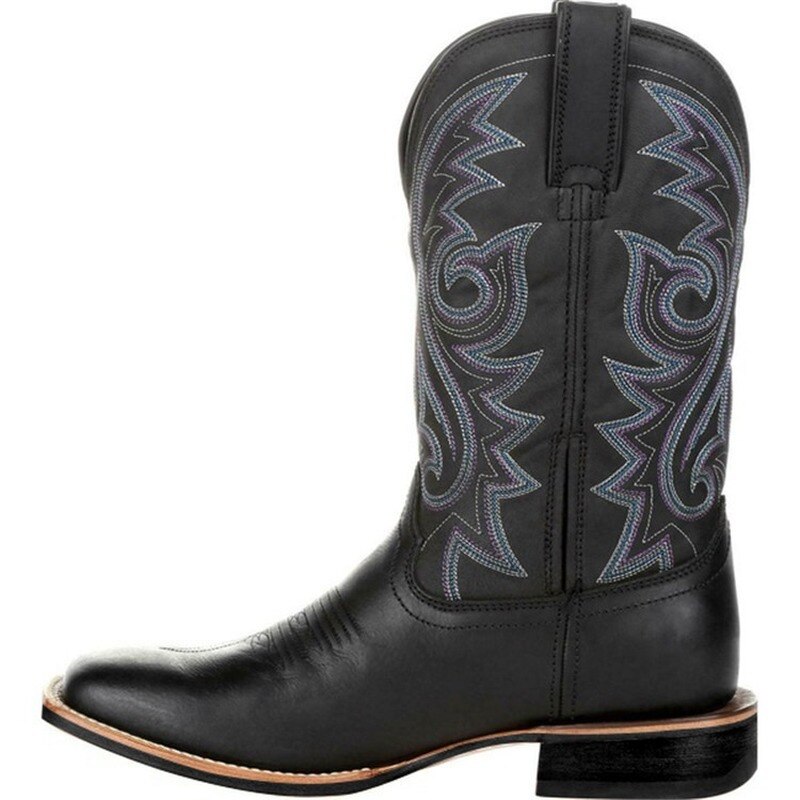 IL Ovest - Western Style Cowboy Motorcycle Boots For Men - Ashour Shoes