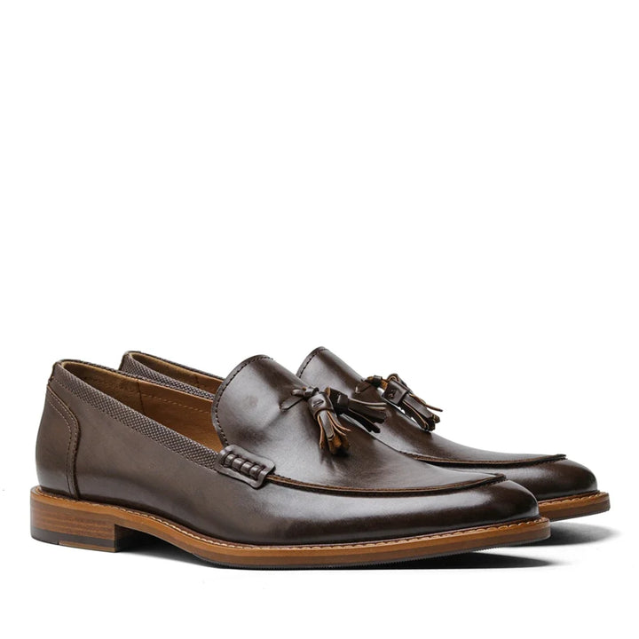 Tanya - Classic tassel leather loafers for men