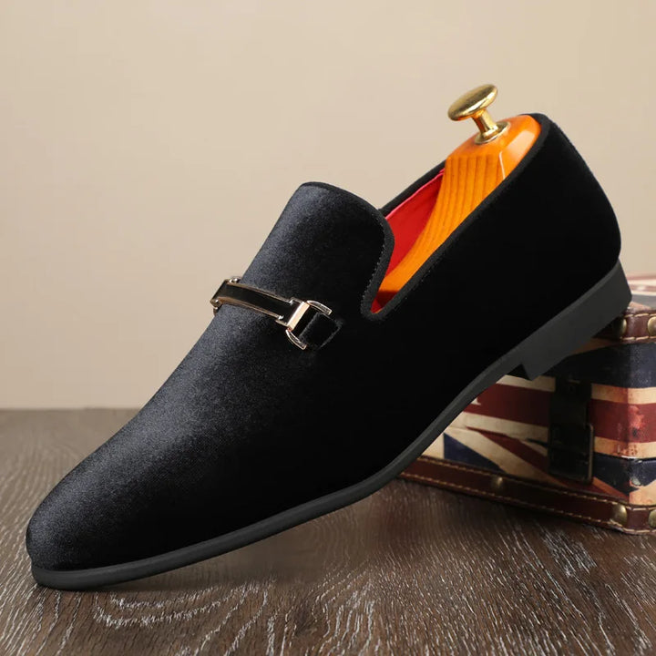 Raymi - Stylish suede leather loafers for men