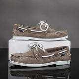Marino - Men's Classic Suede Deck Loafers - Ashour Shoes