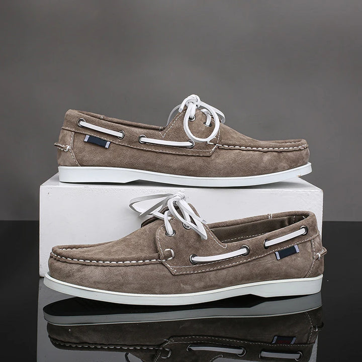 Marino - Men's Classic Suede Deck Loafers