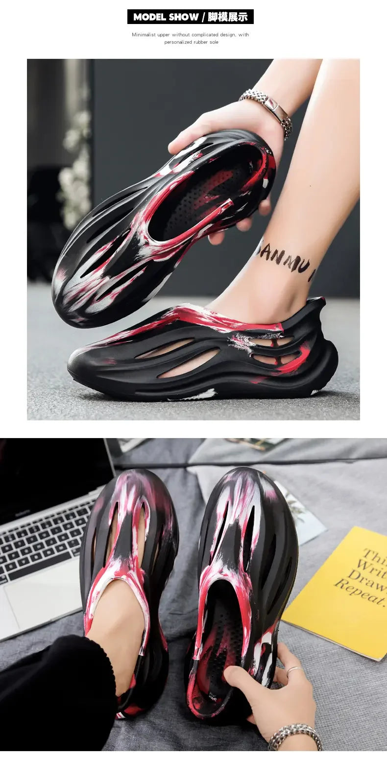 Foamy2 - Men's Yeezy style foam runners/slippers/sandals - Ashour Shoes