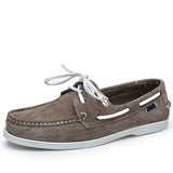 Marino - Men's Classic Suede Deck Loafers - Ashour Shoes