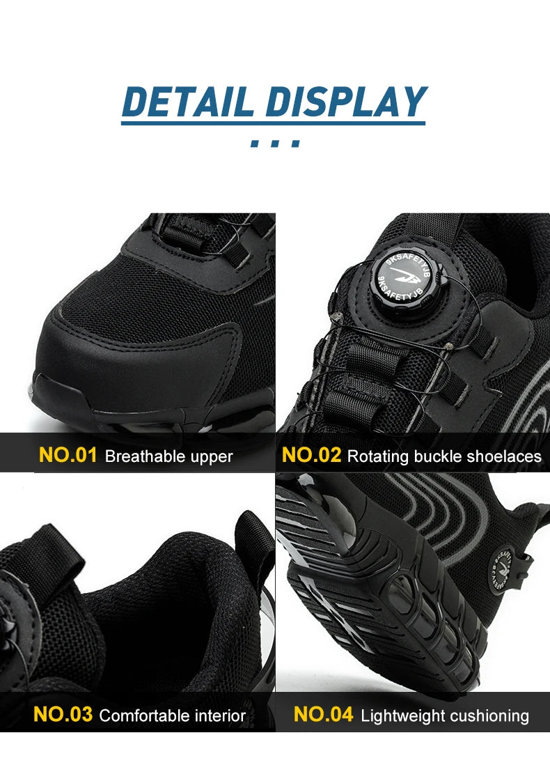 Forge - Puncture-Resistant Safety Shoes/Sneakers steel toe - Ashour Shoes