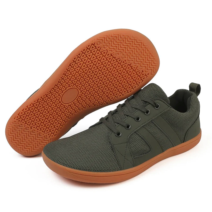 Agile - Men's Olive Green Barefoot Minimalist Zero Drop Sneakers