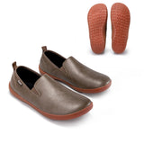 Comodo - Men's Minimalist Wide Toe Leather Slip-On Loafers - Ashour Shoes