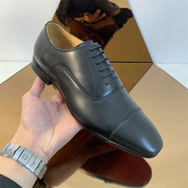 Il rosso X2 - Luxury red bottom sole oxford dress shoes for men - Ashour Shoes