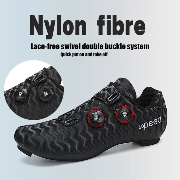 Velocità - Unisex Professional Road Cycling Shoes with Dial Closure