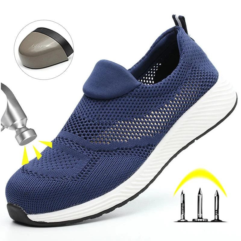 Forge 2 – Breathable Steel Toe Safety Mesh Sneakers/Shoes for work - Ashour Shoes