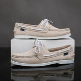 Marino - Men's Classic Suede Deck Loafers - Ashour Shoes