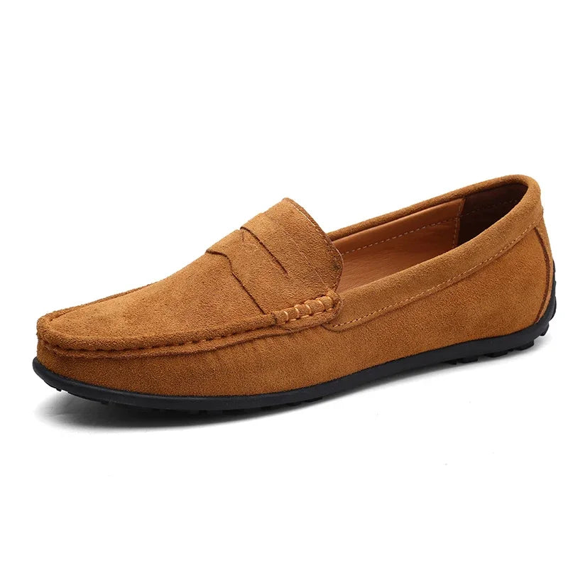 Mocassino - Men's Casual Suede Driving Loafers - Ashour Shoes