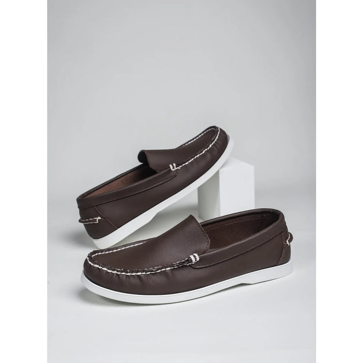 Vela - Men's Casual Leather Boat Loafers