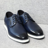 Grylo 2 - Derby dress leather sneakers shoes for men - Ashour Shoes