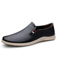 Comodo - Men's Genuine Leather Casual Slip-On Loafers - Ashour Shoes