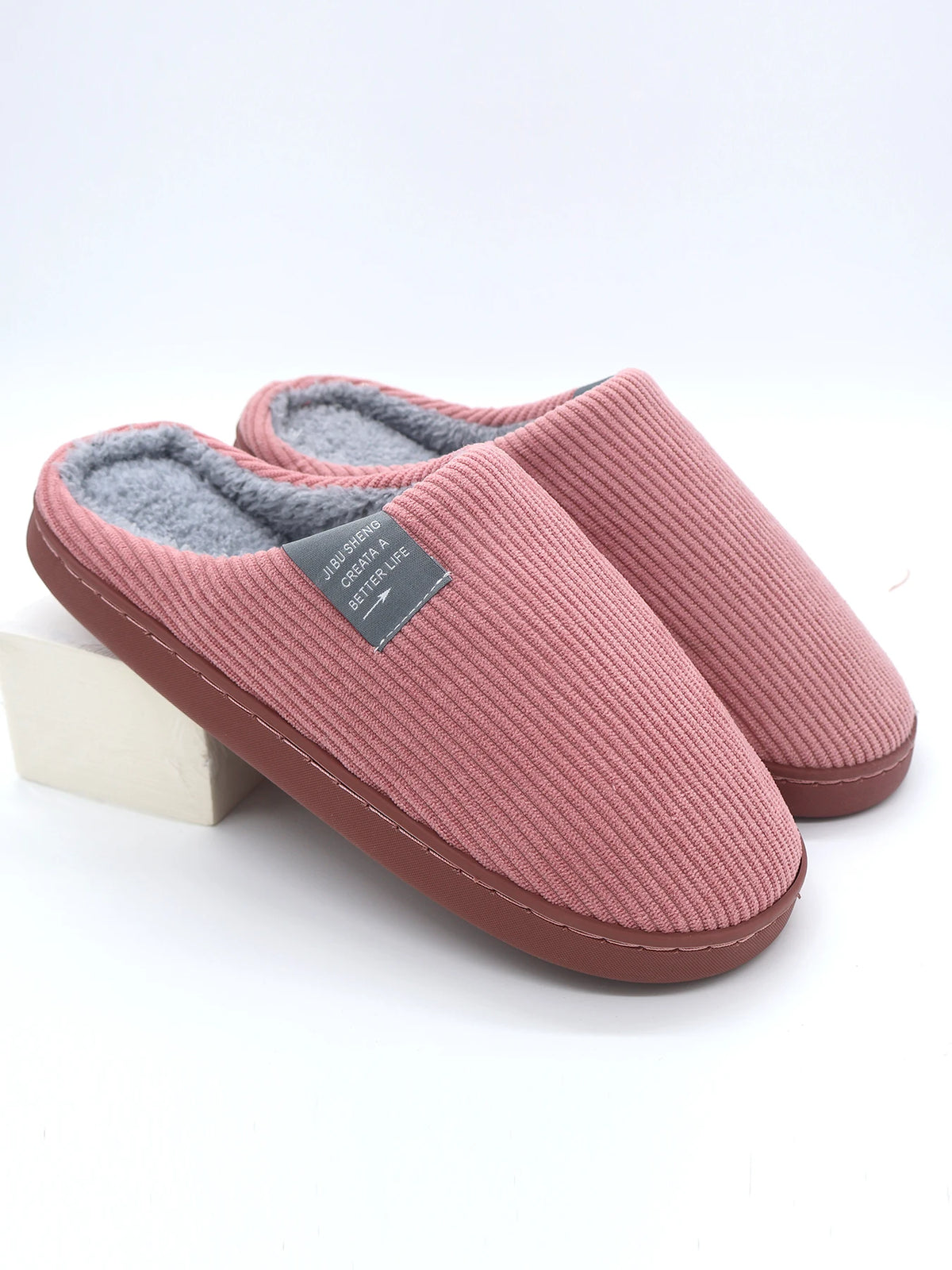 Wooly - Women's Non slip household winter slippers/house shoes - Ashour Shoes