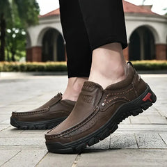 Robusto - Men's Casual Leather Outdoor Walking Loafers - Ashour Shoes