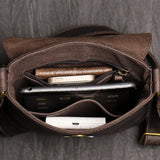 lumia - Leather Cross-body Bag for Men – Stylish Shoulder Satchel with Multiple Compartments - Ashour Shoes
