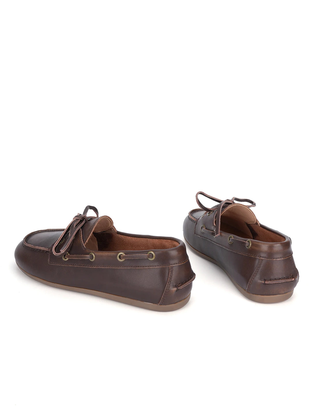 Lerana - Genuine Leather Boat Shoes for Women. Classic Moccasin for Everyday Comfort