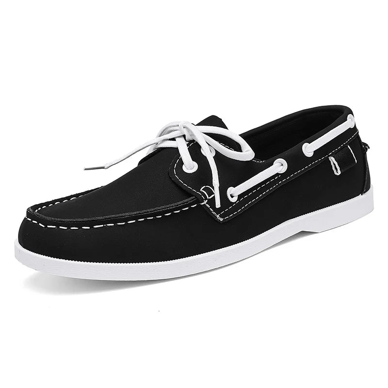 Marea - Men's Comfortable Leather Boat Shoes & Driving Moccasins - Ashour Shoes