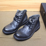 Artigiano - Men's British Style Handmade Calf Leather Chukka Boots - Ashour Shoes