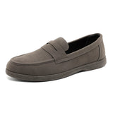 Comodo - Men's Casual Suede-Texture Slip-On Loafers - Ashour Shoes
