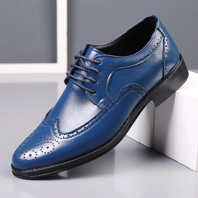 Povi - Affordable Brogue derby dress shoes for men - Ashour Shoes