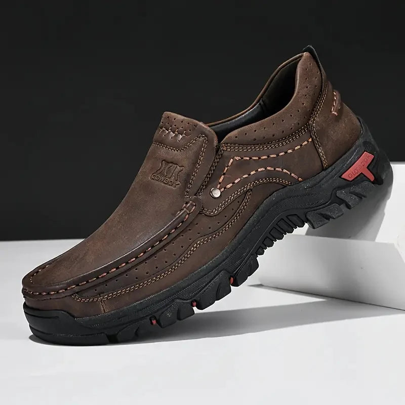 Robusto - Men's Casual Leather Outdoor Walking Loafers - Ashour Shoes