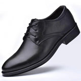 Bellagio - Men's Elegant Polished PU Leather Oxford Dress Shoes - Ashour Shoes