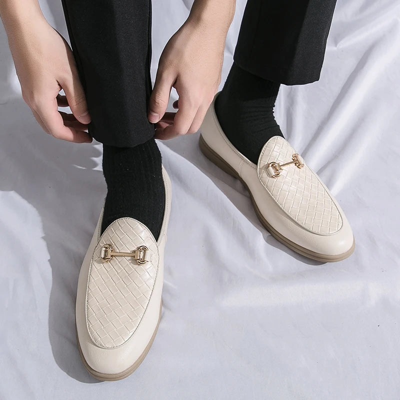 Lumya - Neapolitan Style leather loafers for men - Ashour Shoes