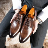 Eco - Men's vegan leather oxford dress shoes - Ashour Shoes