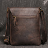 Lavino - Genuine Leather Crossbody Bag for Men – Compact Sling Satchel for Phone and 7.9-Inch Tablet - Ashour Shoes