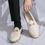 Lumya - Neapolitan Style leather loafers for men - Ashour Shoes