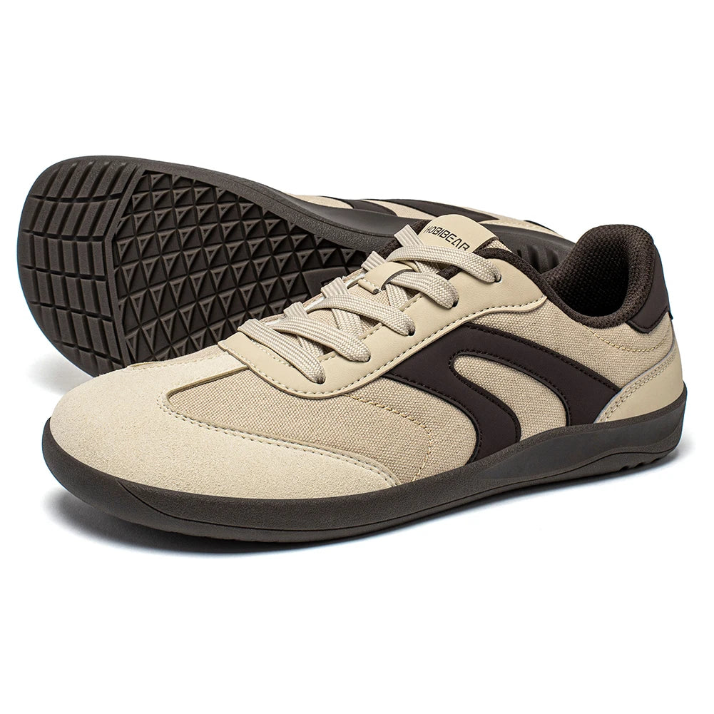 Agile - Unisex Barefoot Minimalist Wide Toe Lace-Up Sneakers - Ashour Shoes